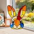 thumbnail image 5 of Easter Rabbit Acrylic Style Window Hanging Ornament, Cute Easter Bunny Farmhouse Decor for Home Window Garden Wall, Spring Festive Hanging Plaque & Gift for Easter Holiday Decoration, 7.87in, A, 5 of 7