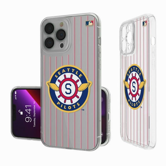 Seattle Pilots 1969 Cooperstown Pinstripe iPhone Clear Case