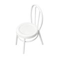 thumbnail image 2 of Milaget Chaise Miniature de Maison de Poupée Décoration de Maison de Poupée Accessoires Photo de Simulation Robustes pour Base Miniature Jardin Féerique Modèle Train Dioramas Blanc, 2 of 9
