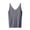 Grey, variant on Glitter Tank Tops for Women Summer V Neck Ribbed Hem Sparkle Sleeveless Sweater Rave Party Outfits