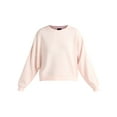 thumbnail image 5 of Scoop Women's and Women's Plus Ultimate Scubaknit Cropped Sweatshirt with Drop Sleeves, Size XS-4X, 5 of 5