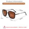 thumbnail image 2 of SUNVOES Sunglasses Classic Square Polarized  for Women Men Retro Shades Sun Glasses, 2 of 9