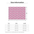 thumbnail image 5 of Naloa Cute Watermelon Flamingo Flannel Blankets - Thick and Warm Blanket for Winter, Soft Fuzzy Plush King Blanket for All Seasons40"x30", 5 of 6