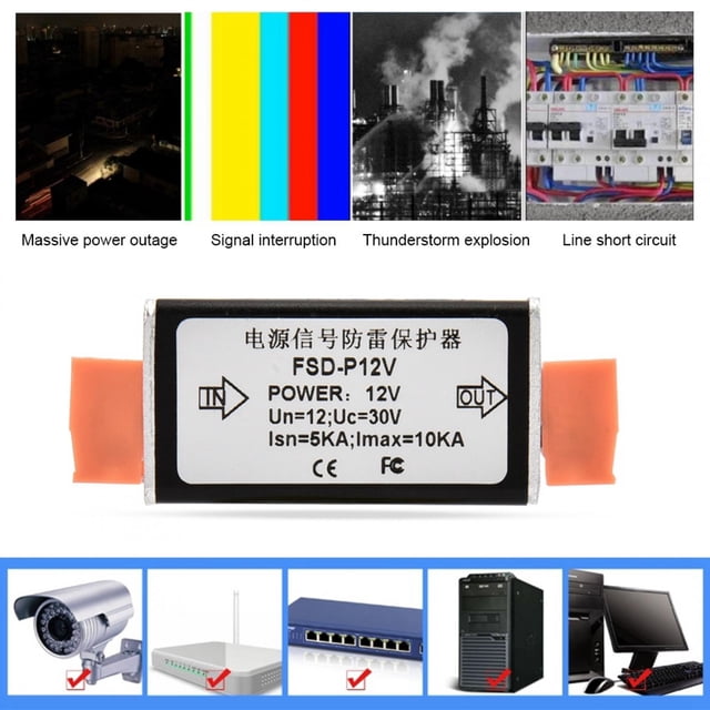 Protector Contra Sobretensions, Protector Contra Sobretensions de Voltaje de 12 V Connectación multinivel multinivel Video