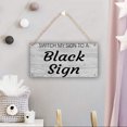 Switch My Sign To A Black Sign Interesting Signs, Plaques Hang Wooden