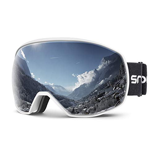 Snowledge Ski Goggles Snowboard Snow Goggles for Men Women OTG Snowboard Goggles with 100% UV Protection Anti-Fog Dual Lens Skiing Goggles 