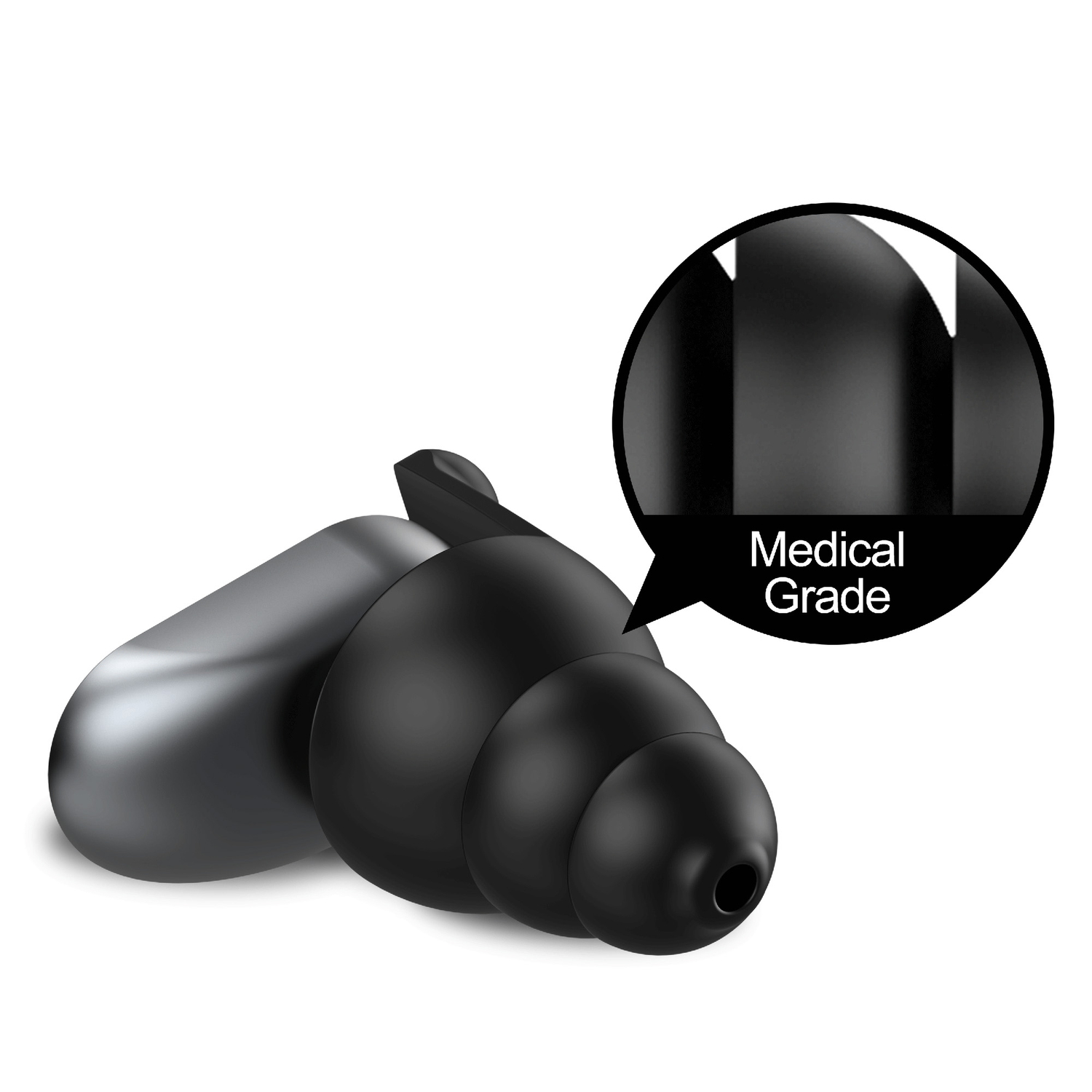 Mixx assistive audio Music Hearing-Protection Earplugs with Travel Case, USAA-MUS-NP-495