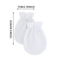thumbnail image 3 of Kid Cotton Gloves No Scratch Mittens for 06 Months Boys Girls 9 Pairs White, 3 of 6