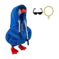 thumbnail image 4 of Porch Goose Outfits 3-Piece Cool Streetwear Costume Set Fits 7 Inch Statues for Year-Round Front Porch Decor 3 Colors Available, 4 of 5