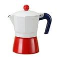 thumbnail image 2 of Cafetera Espresso para estufa, cafetera portátil de aleación de aluminio, percolador para acampar al aire libre, hogar, oficina, cocina , 7.9 cm x 79 cm x 153 cm, 2 of 8