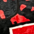 thumbnail image 5 of College Covers Texas Tech Red Raiders Huge Raschel Throw Blanket, Bedspread, 86" x 63", 5 of 7