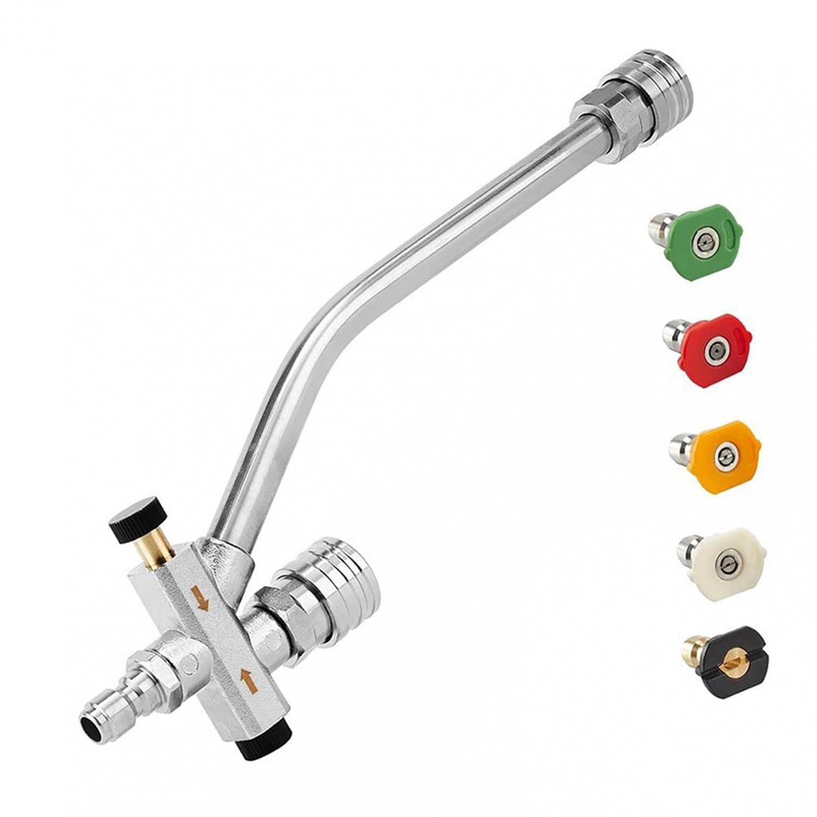 Fzaqwen Foam Cannon Double Connector Accessory 5 Sprayer Nozzles Convenient 1/4 inch for