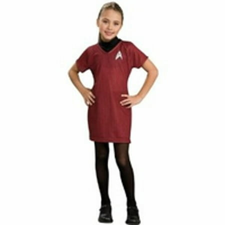 Child's Star Trek Deluxe Red Dress Costume~Medium 8-10 / Red