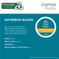 thumbnail image 4 of Caribou Coffee, Daybreak Blend Light Roast K-Cup Coffee Pods, 24 Count, 4 of 15