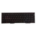 thumbnail image 2 of ABS Laptop Replacement Keyboard Upgrading Detachable High Transparencies Detachable Red Letter Stylish Fashionable Keypad Accessories Backlight, 2 of 7
