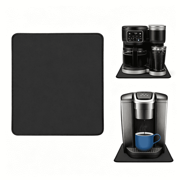 ACDANC Sliding Mat Compatible with K-Elite and K-Duo Coffee Maker,13.7X11.8" Dual-Sided Coffee Maker Slider Tray for Counter,Sturdy Appliance Slider