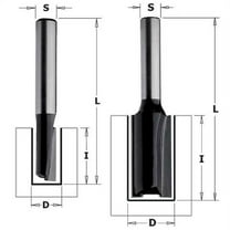 CMT, Contractor Straight Bit, 1/2-inch Diameter, 1/4-inch Shank
