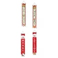 thumbnail image 1 of Letreros navideños festivos Macarena 2 pares para manualidades, 1 of 5