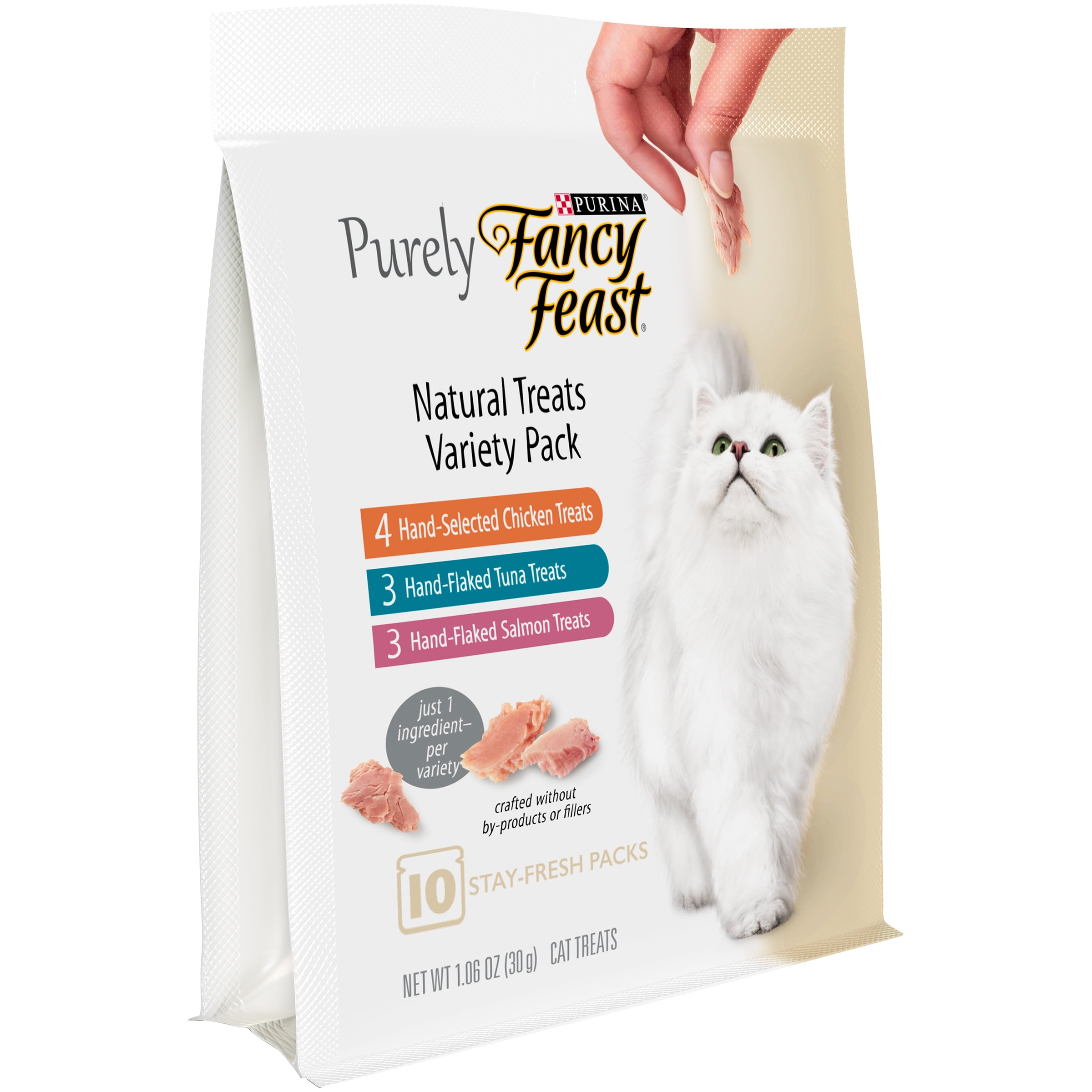(2 Pack) Purina Fancy Feast Purely Natural Treats Variety Pack Cat