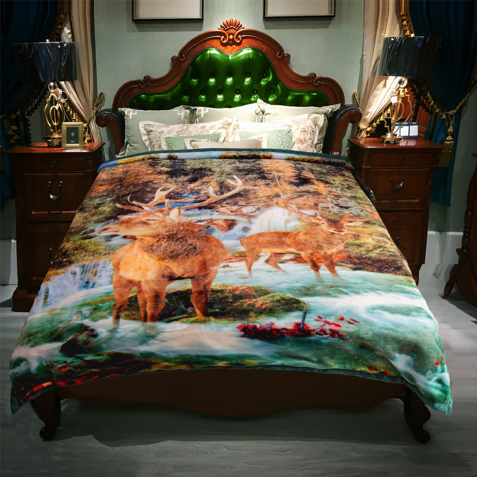 King Size Soft Plush Heavy Thick Blanket For Winter 2 Ply ...