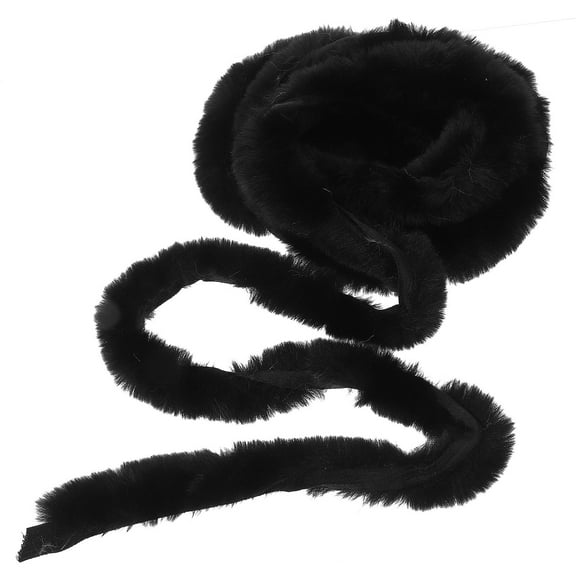 Milisten Polyester Ribbon Faux Trim Ribbon White 1 Roll for All-match Style Decoration