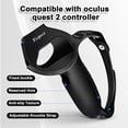 thumbnail image 2 of Design Cover for Oculus Quest 2 Controller Grips, Silicone Anti-Throw Grips Cover with Adjustable Knuckle Straps, Protector for Meta/Oculus Quest 2 Accessories, 2 of 5