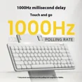 thumbnail image 2 of Lofree Flow Lite encendedor de teclado y interruptor POM silencioso 2,4G Bluetooth y montaje de junta con cable teclas de configuración de teclas de rodillo de volumen, 2 of 5