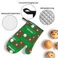 thumbnail image 3 of Fotbe Cute Santa for 4Pcs Oven Mitts and Pot Holders, 500℉ Heat Resistant Oven Mitts , Non-Slip Silicone Surface Safe for Baking, Cooking, BBQ, 3 of 6