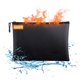 thumbnail image 1 of Fireproof Document Bags,Waterproof and Fireproof Money Bag with Aluminum Foil Lining,Fireproof Safe Storage Pouch with Zipper for Document and Cash，Black（20.5*13.5C）, 1 of 5