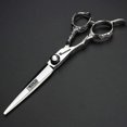 thumbnail image 2 of Tijeras de entresacar para el cabello de 6 pulgadas, de acero inoxidable japonés, tijeras profesionales para zurdos., 2 of 5
