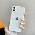 thumbnail image 6 of iPhone Xs Max Glitter Case, Clear Candy Color Shiny Glitter Sparkly Shockproof Soft Silicone Women Girls Cases Compatible with iPhone Xs Max-Pink, 6 of 8
