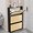 Black, variant on Rattan Shoe Storage Cabinet for Entryway, Bamboo Slim Shoe Cabinet with 3 flip Drawers, Freestanding Shoe Organizer for Hallway, Narrow Space,Black