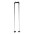 thumbnail image 2 of Dwellnix Retro Industrial U-Shaped Handrail, Galvanized Steel Construction, Black Safety Rail for Stairs, Lofts & Entrances, Easy Installation, 2 of 10