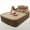 Brown, variant on HENG Co. Queen Air Mattress with Backrest – 18.9" Thick Inflatable Bed was Built in Pump & Night Light, Foldable, Waterproof Flocked Surface, 800lb Capacity for Home, Travel & Camping (Brown)
