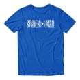 thumbnail image 2 of Marvel Spider-Man Brand New Day Men's Spidey Web Logo Fill T-Shirt (Royal, S-XXXL), 2 of 4