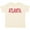Natural, variant on Atlanta in Red Text Boys or Girls Toddler T-Shirt