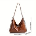 thumbnail image 3 of JUYGO Fashionable Shoulder Bag New Casual Bag With Chain Strap PU Leather Versatile Hobo Handbag For Ladies, 3 of 7