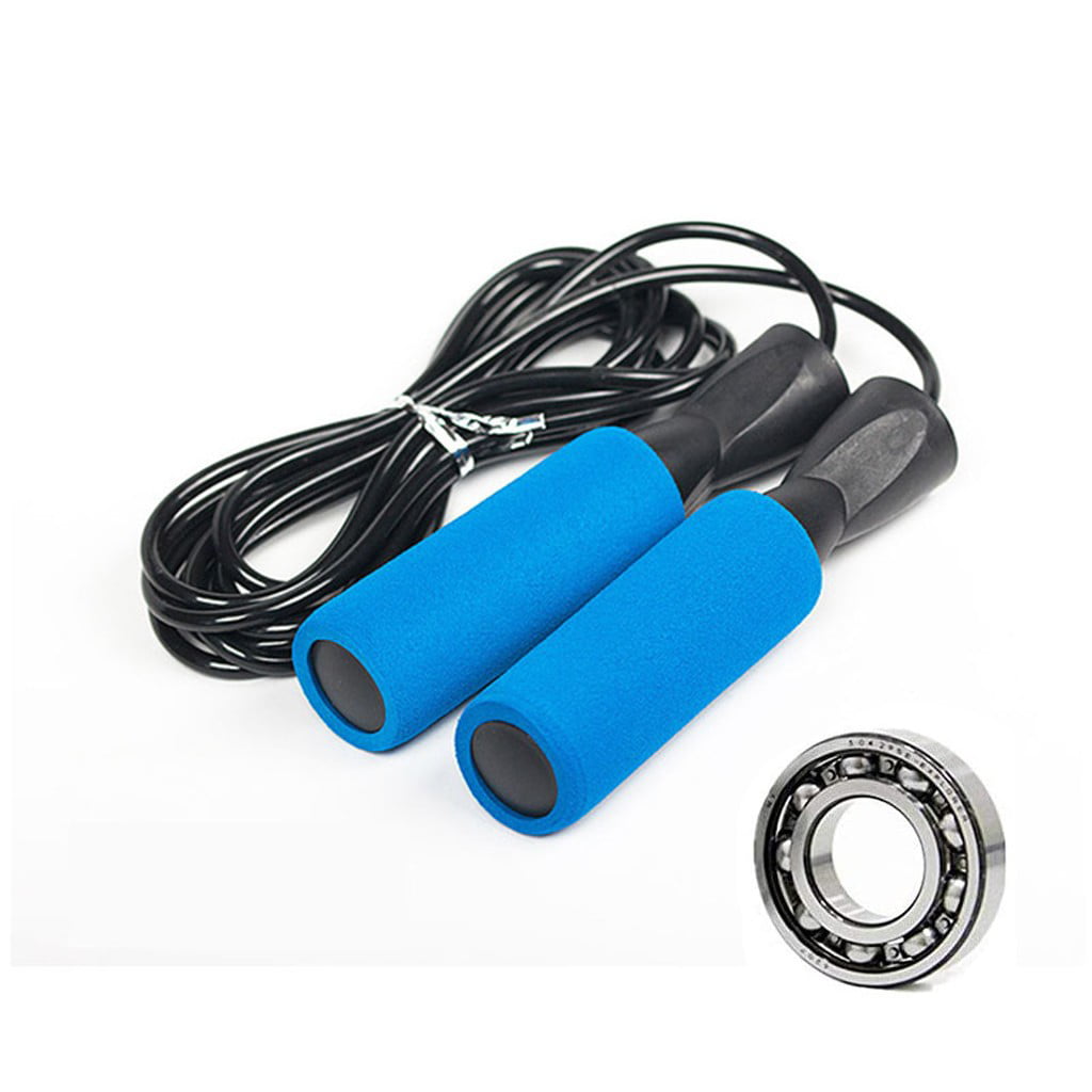 Jump Rope Gym Aerobic Exercise Boxing Skipping Adjustable Bearing Speed Fitness 