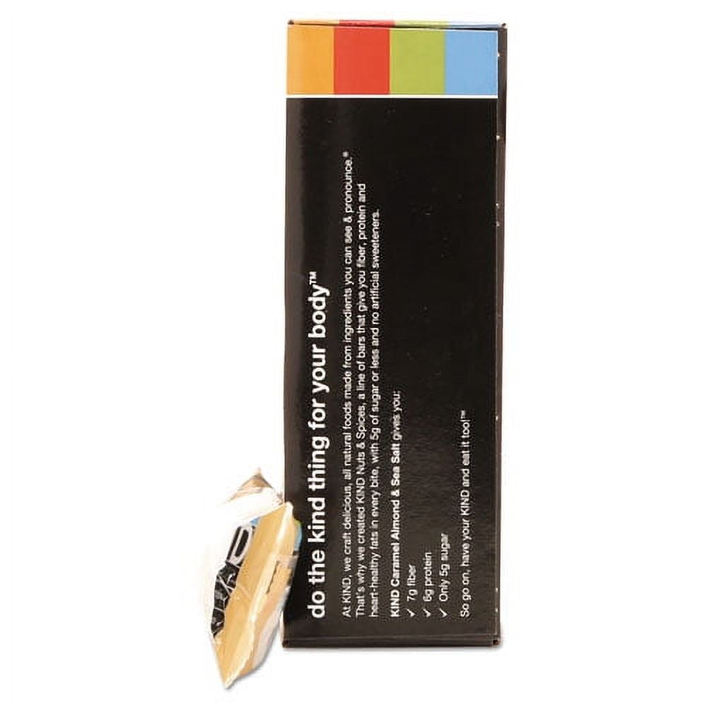 Nuts And Spices Bar, Caramel Almond And Sea Salt, 1.4 Oz Bar, 12/box | Bundle of 10 Boxes