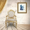 thumbnail image 3 of Wang, Melissa 15x18 Gold Ornate Wood Framed with Double Matting Museum Art Print Titled - Indigo Collide II, 3 of 4