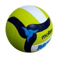 thumbnail image 2 of Balón de voleibol Molten color amarillo/verde/azul MS500 NCAA número 5, 2 of 4