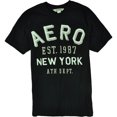 thumbnail image 1 of Aeropostale Hombres Aero Est. Camiseta gráfica de 1987, negra, mediana, 1 of 1