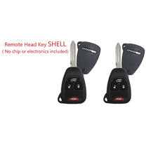 X2 DODGE 4 Button Remote Head Key Shell Case OHT M3N VLS - Walmart.com
