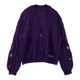 thumbnail image 1 of Deeptown-cárdigan de punto Vintage para mujer, suéter de estrella Y2k, estilo folclore coreano, prendas de punto de gran tamaño, estética Harajuku para otoño, 1 of 3