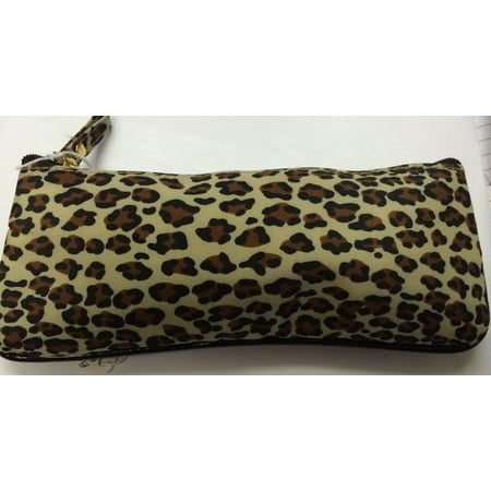 Joan Rivers Beauty cosmetic bag Leopard design