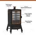 Pit Boss Copperhead 1300 Sq in Vertical Wood Pellet Smoker Onyx