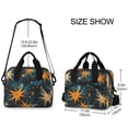 thumbnail image 3 of Lunch Bag Portable Crossbody Meal Bag Cooler Bag Insulated Lunch Bag Food Bag Handheld & Crossbody Design Yellow Star, 3 of 6