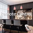 thumbnail image 6 of FSLiving Remote Control with E26 Smart LED Edison Bulbs J-Type Track Light Pendant Retro Pink Shade Adjustable Wire Length Dimmable Color Changing Lamp for Pantry Siting Room,Customizable - 1 Light, 6 of 10