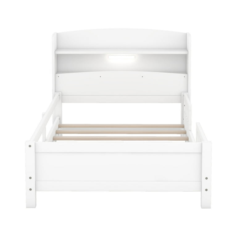 yunn⭐︎kids LIFEさま専用 Yoneston Twin Size Platform Bed with Storage Headboard Light