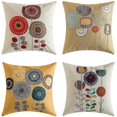 thumbnail image 1 of Dog Bed Washable, Round Cat Sofa Bed, Red, 1 of 5